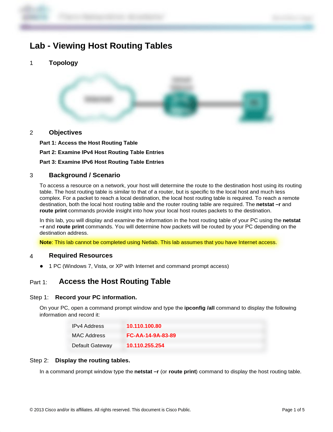 6.2.2.8 Lab - Viewing Host Routing Tables.docx (Recovered).docx_dui5njif54p_page1