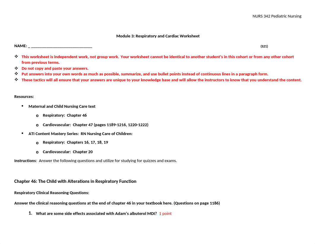 Course Hero Module 3 Student worksheet - Respiratory and Cardiac.su21.docx_dui7ln8gb2p_page1