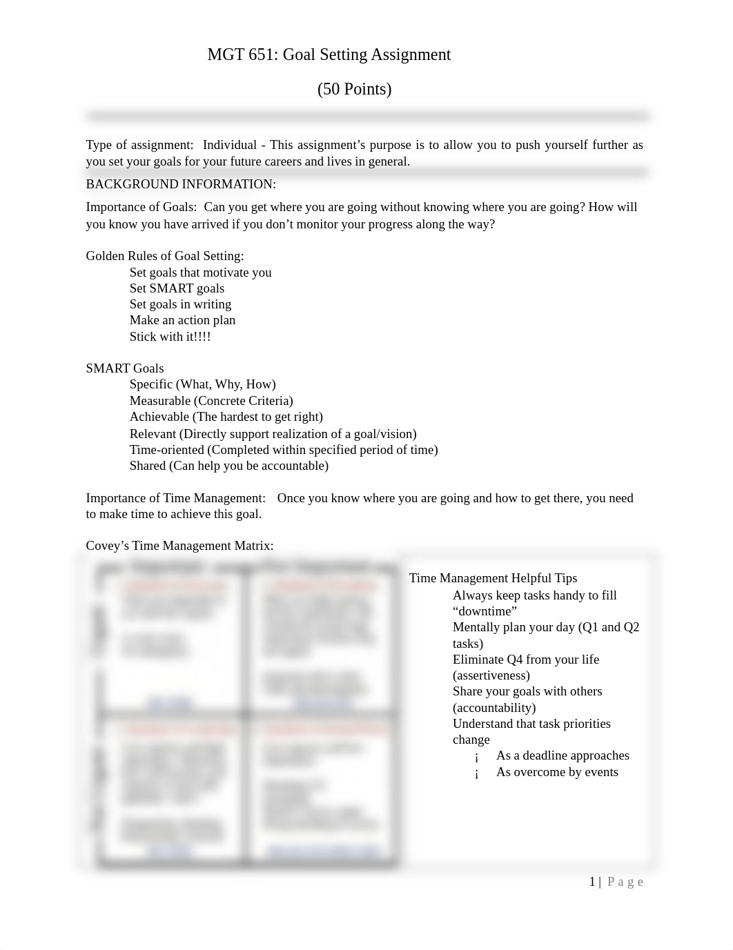 17SP_MGT651_Goal Setting Assignment_dui9tqj83js_page1