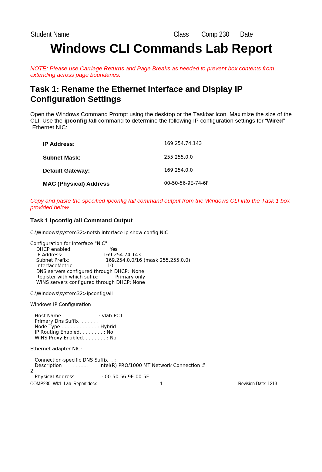 COMP230_Wk1_Lab_Report1_duiglzth22x_page1