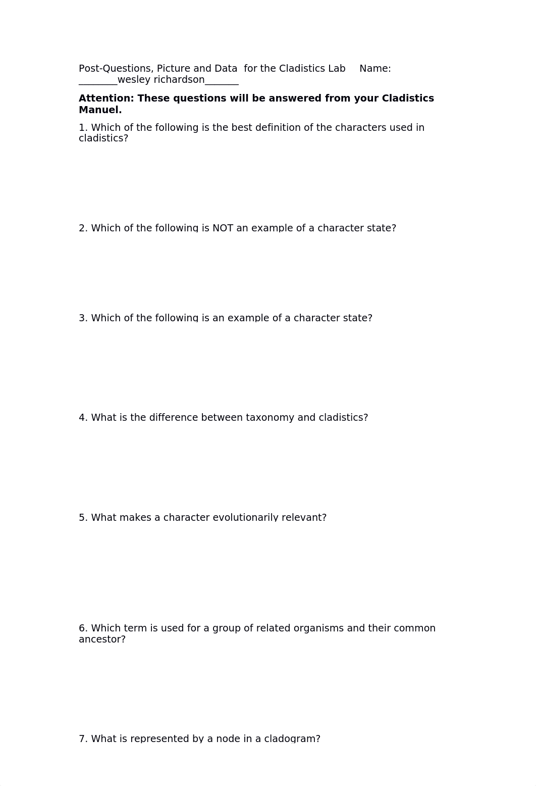 Cladist lab-post questions_wesleyrichardson.docx_duijqjqpvzd_page1