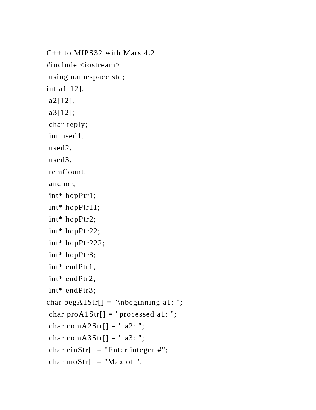 C++ to MIPS32 with Mars 4.2#include iostream using namespace s.docx_duiymx9ivrn_page2