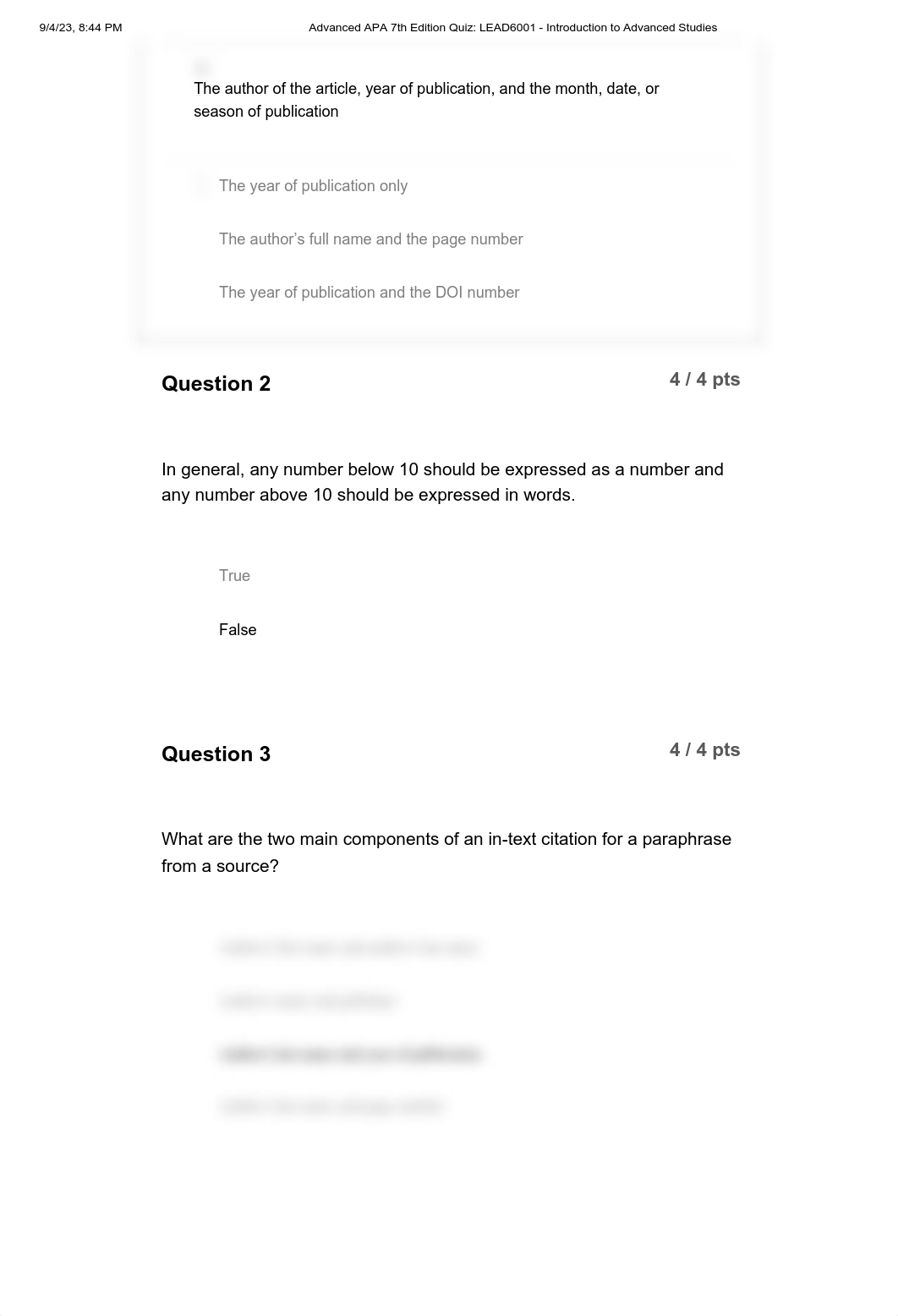 Advanced APA 7th Edition Quiz_ LEAD6001 - Introduction to Advanced Studies.pdf_duj0nt96hb4_page2