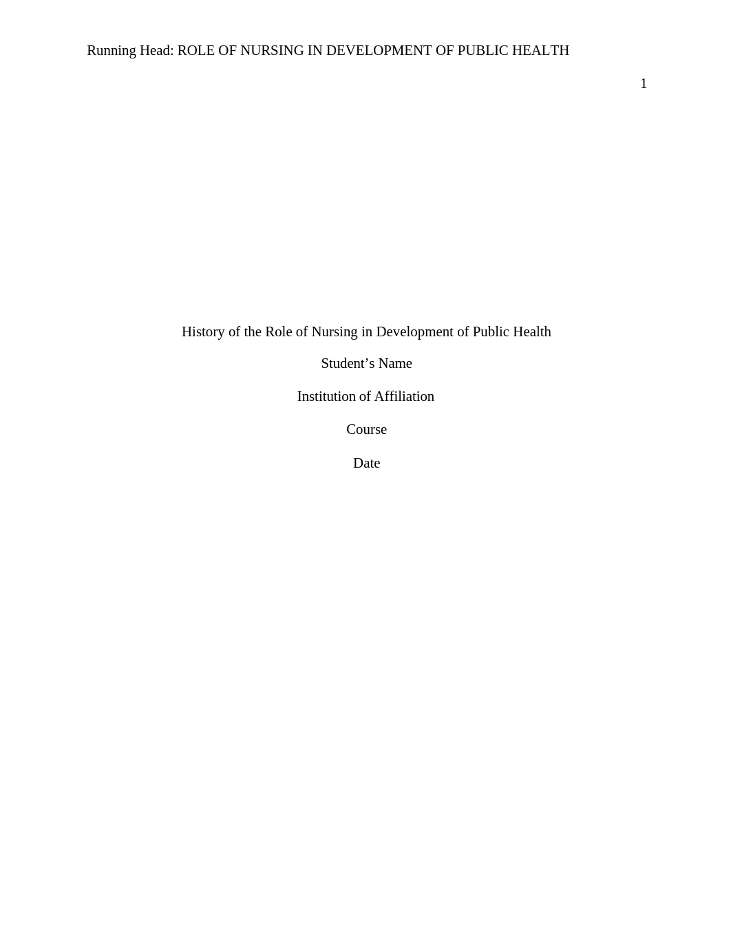 History of the Role of Nursing in the Development of Public Health.doc_dujbtavvp9f_page1