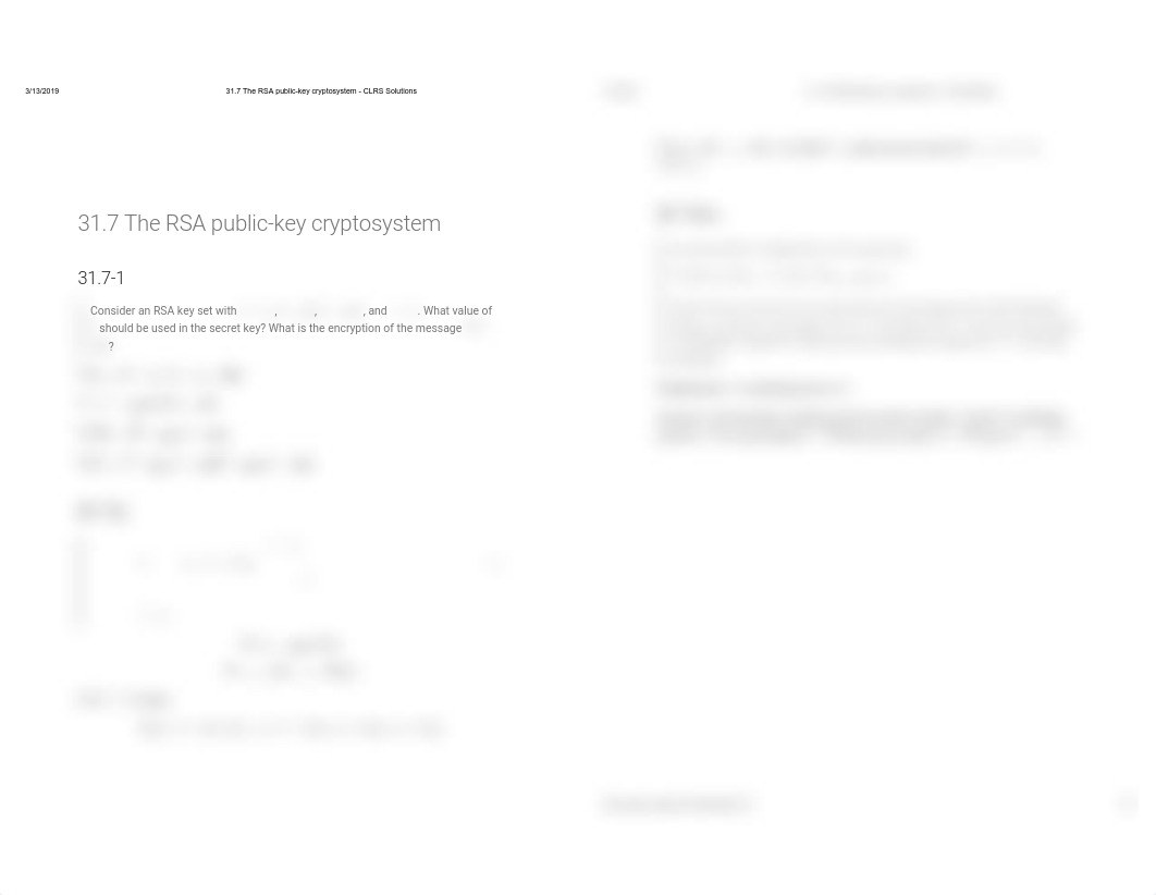 31.7 The RSA public-key cryptosystem - CLRS Solutions.pdf_dujfh9ijl2n_page1