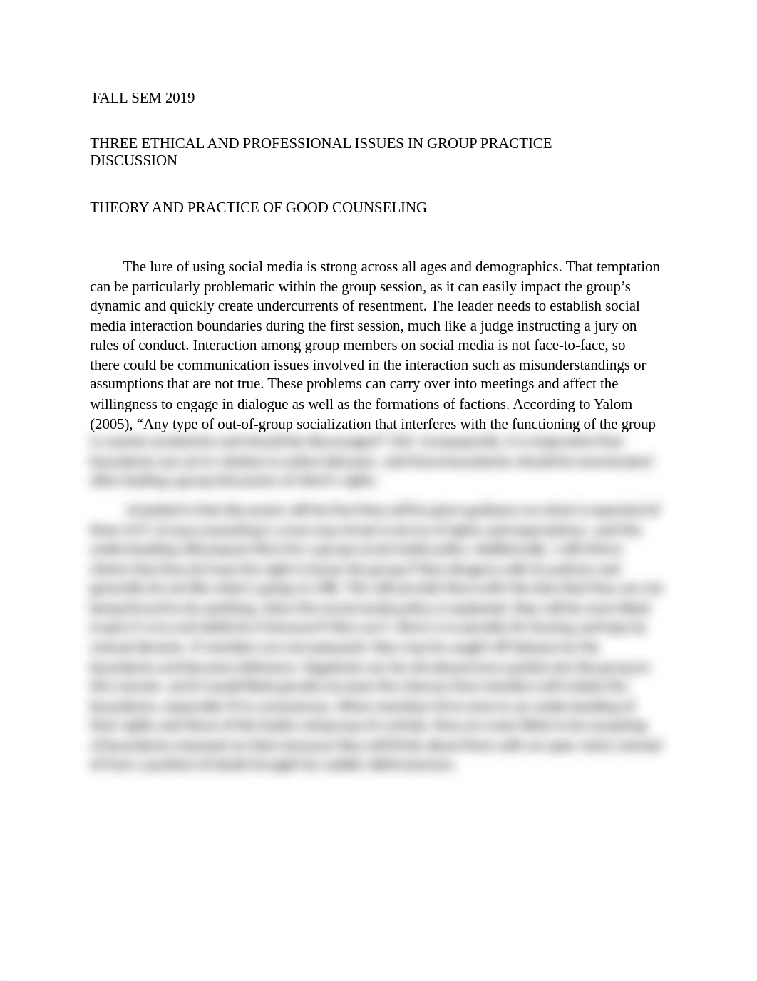 HMS104 CHAPTER 3 ETHICAL AND PROFESSIONAL ISSUES IN GROUP PRACTICE FALL 2019.docx_dujgbgi0rx3_page1