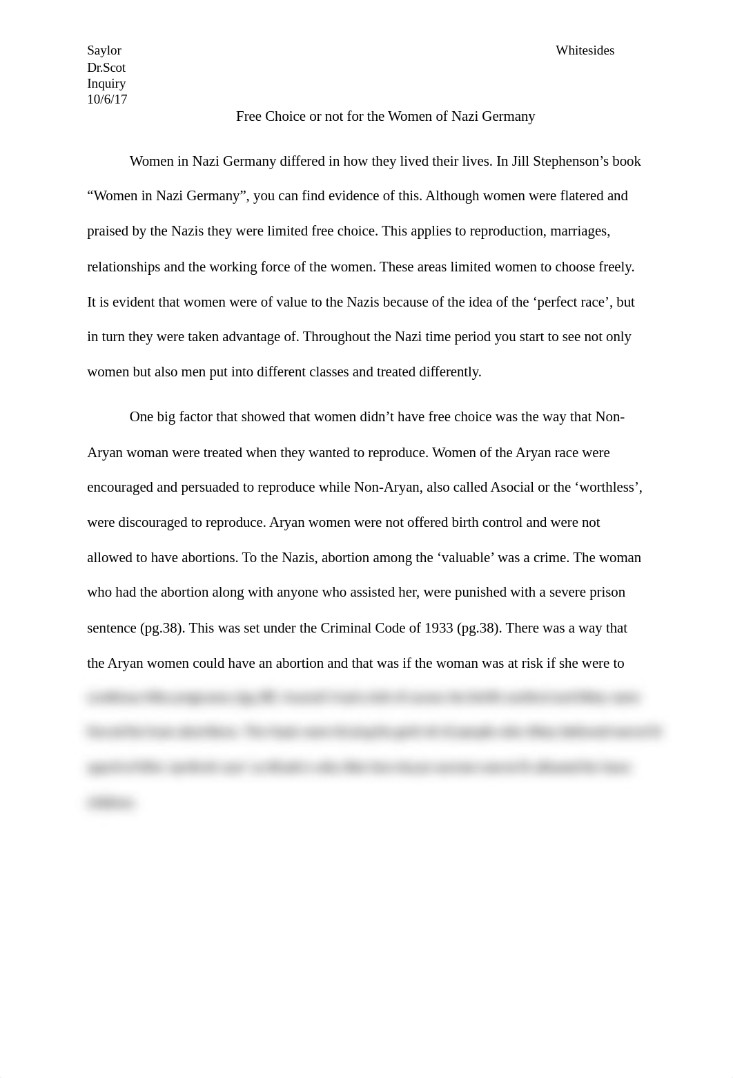 Women in Nazi Germany  essay #6.docx_dujhiwch7mk_page1