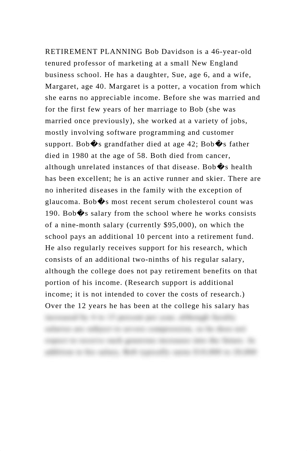 RETIREMENT PLANNING Bob Davidson is a 46-year-old tenured professor .docx_dujj6qlw0wc_page2