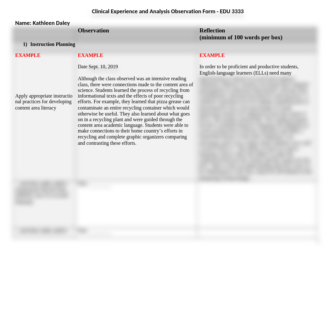 Clinical Experience and Analysis Observation Form.docx_dujpr7g2fcr_page1