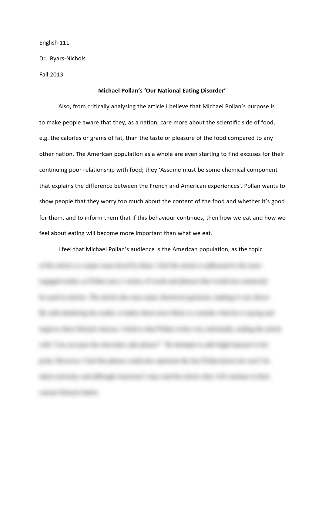 Essay - Michael Pollan Our National Eating Disorder_dujq0fxd9zf_page1