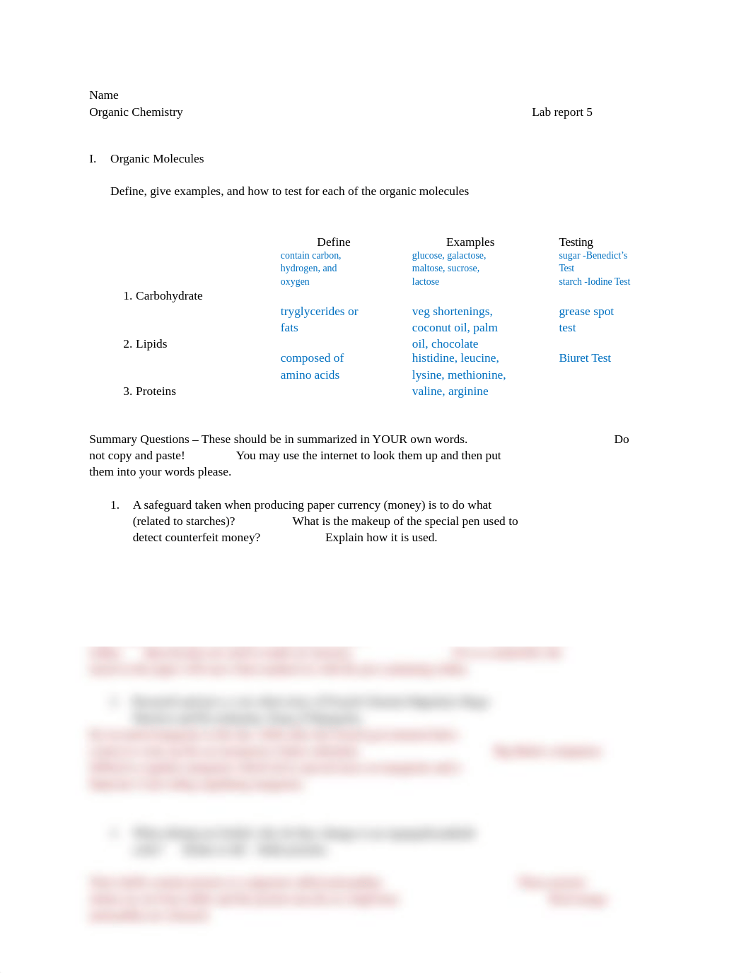 Tyler Scott Lab Report 5 Organic Molecules.docx_duk76zkb8mz_page1