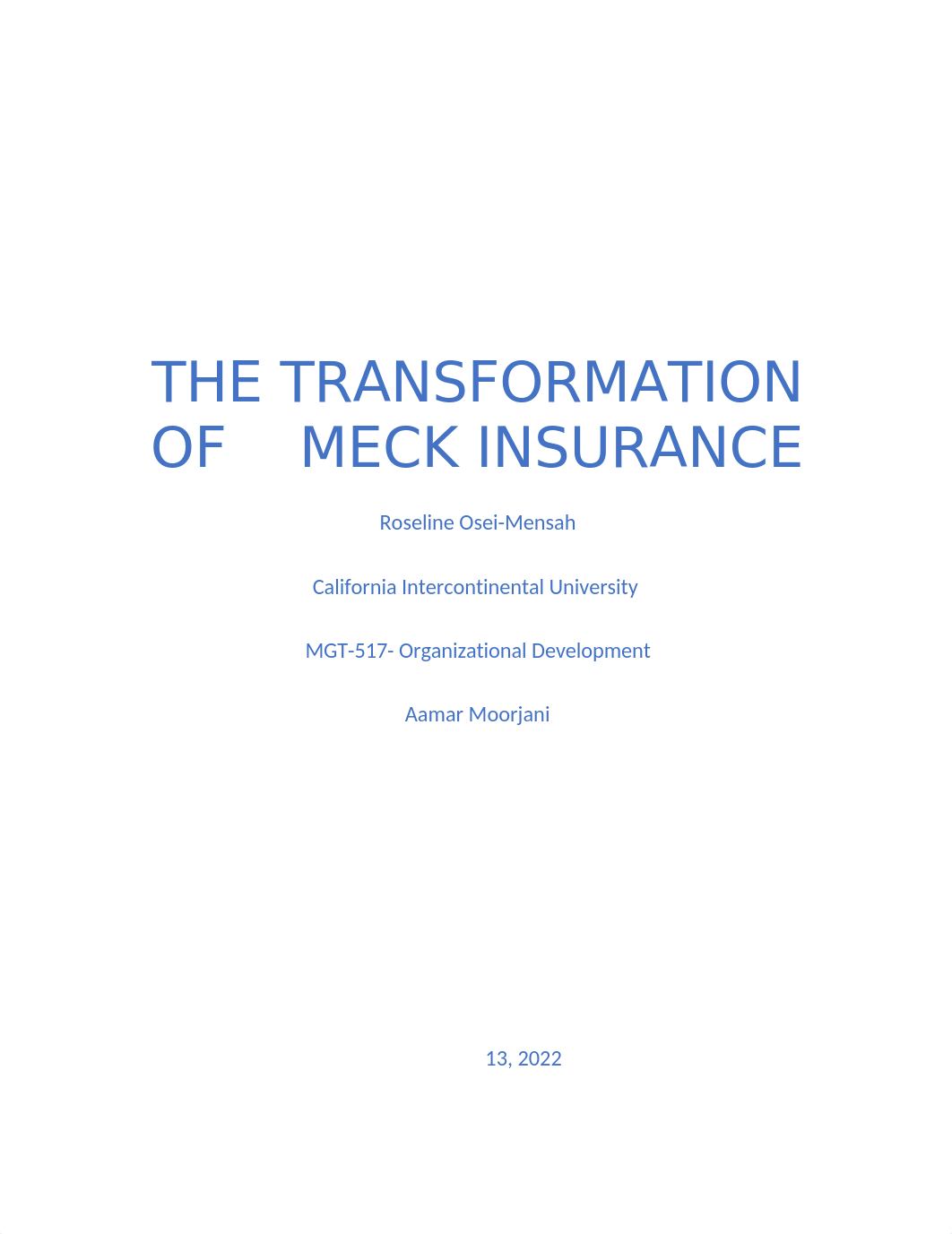 Week 6 The transformation of Meck Insurance.docx_dukbb9a73xj_page1