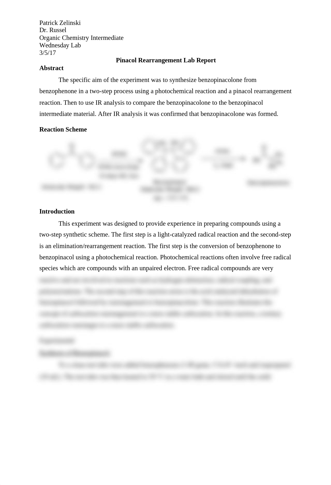 Pinacol Lab Report.docx_duksu2ch61j_page1