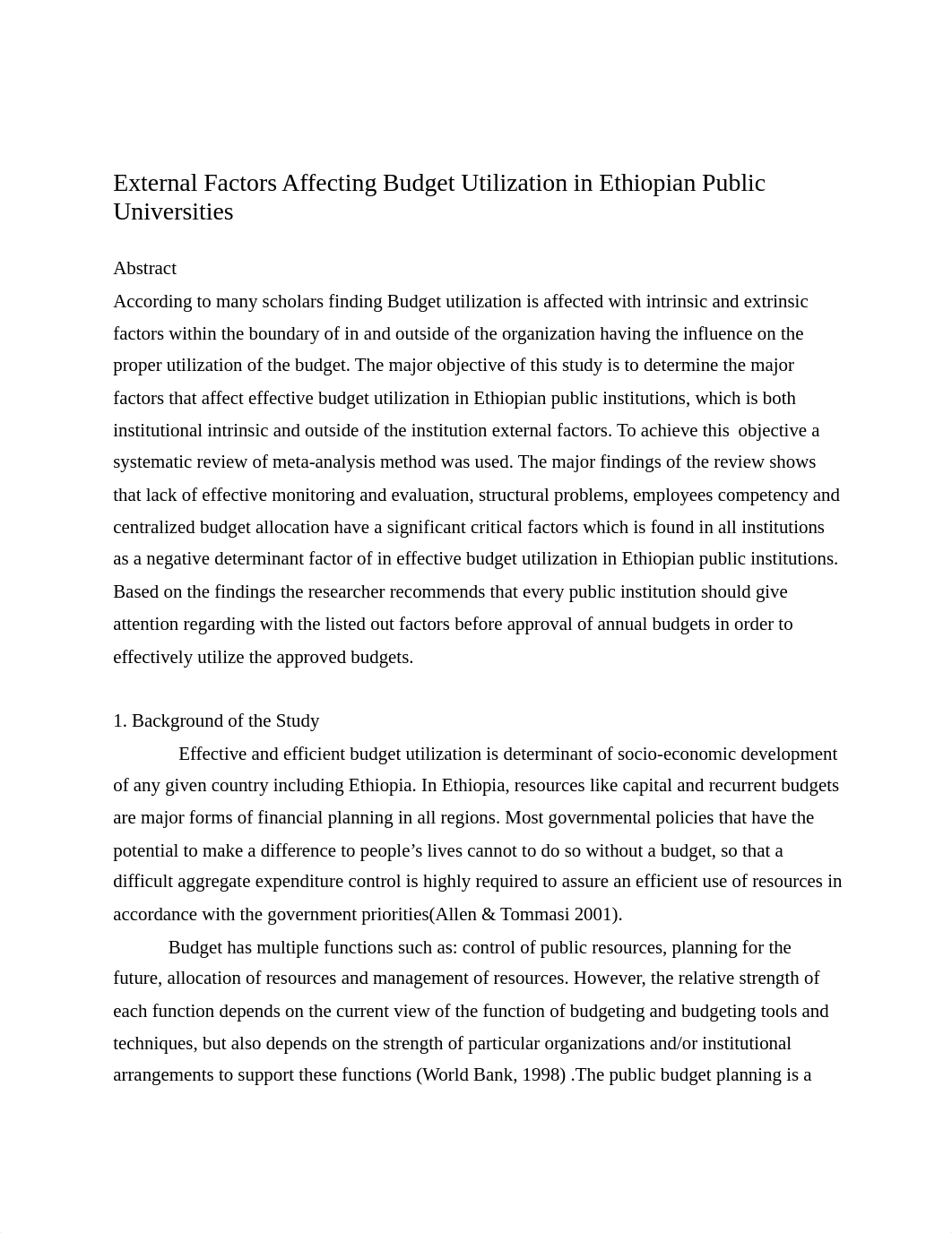 Article review of External Factors Affecting Budget Utilization in Ethiopian Public Universities.doc_dul1dn3ow3y_page2