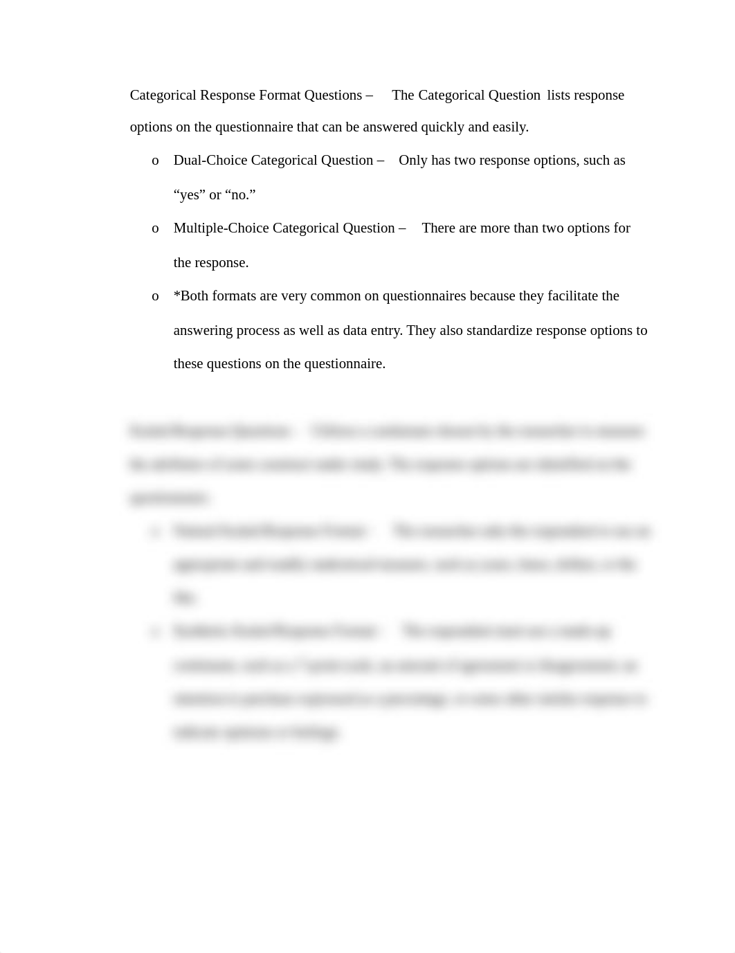 Categorical Response Format Questions &ndash; The Categorical Question lists response options on the_dul5zgn4j46_page1