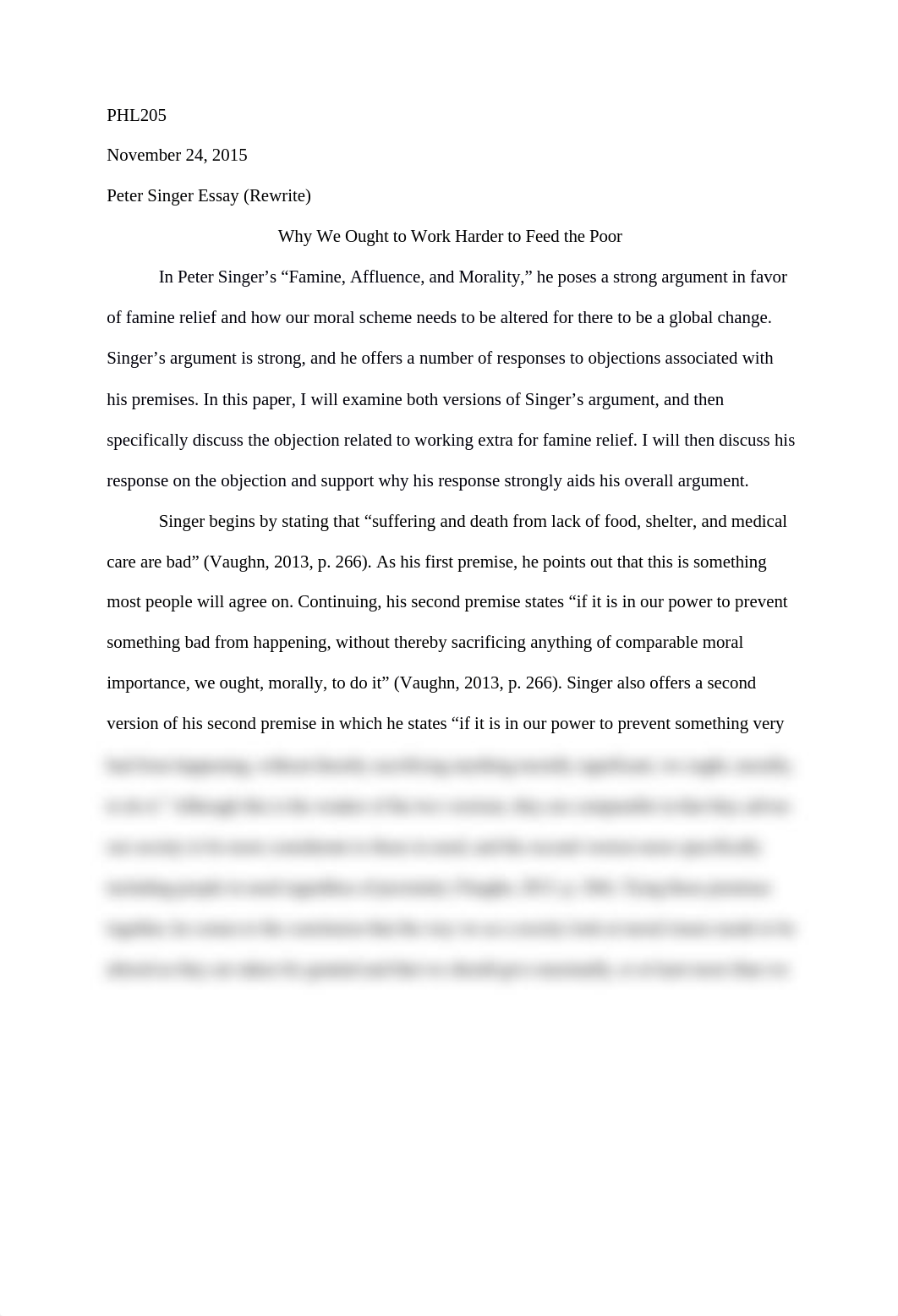 PHL205 Peter Singer Famine Essay.docx_dullw22ta65_page1