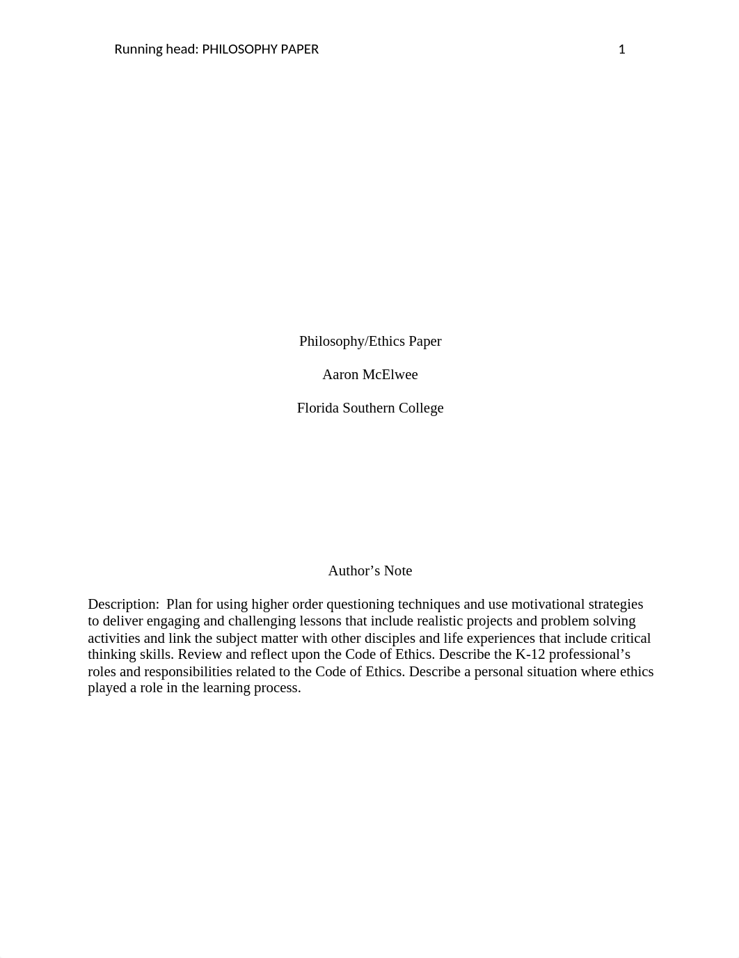 Philosophy and Ethics - Aaron McElwee.docx_dulqfomsv8i_page1