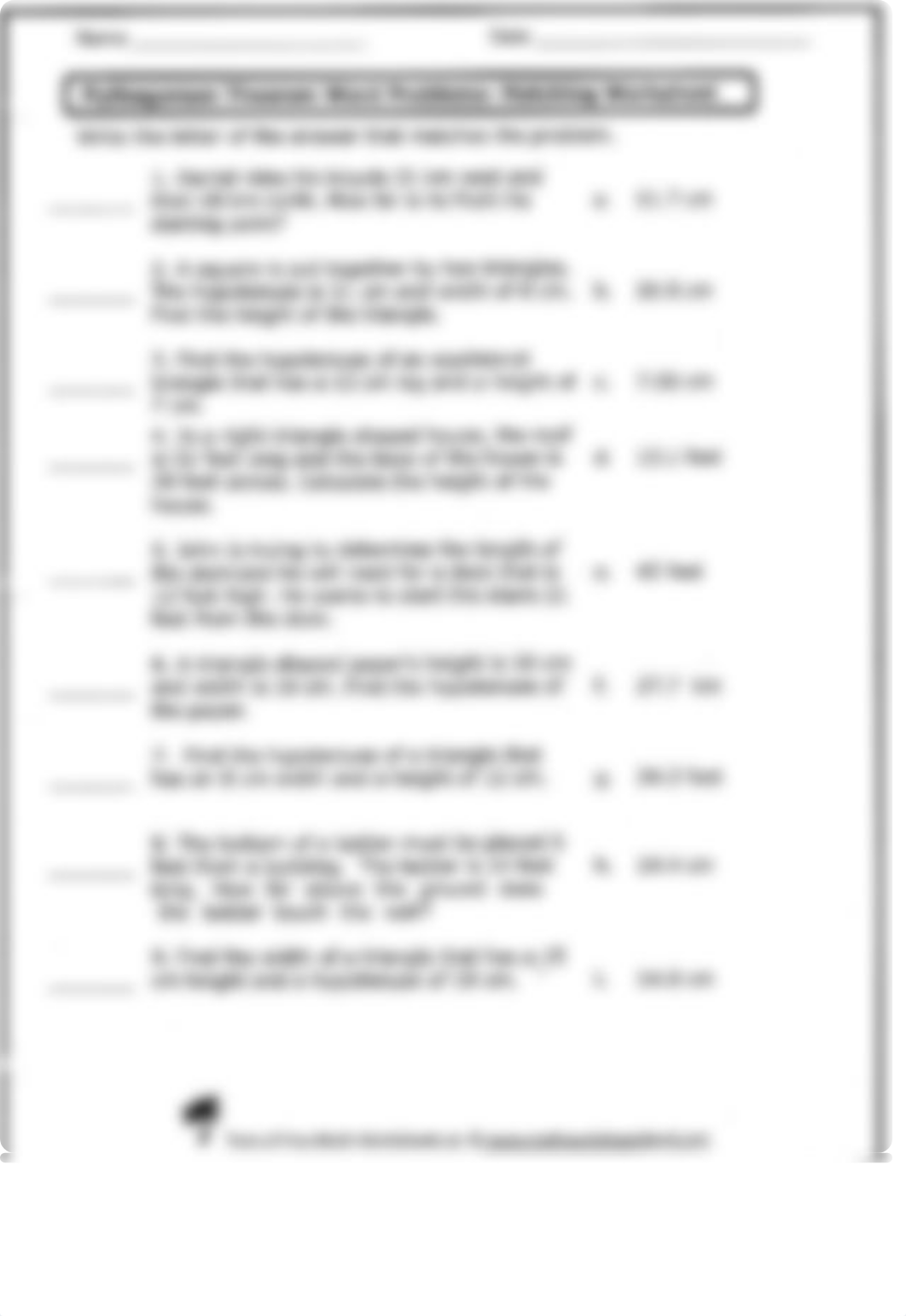 Pythagorean-Theorem-Word-Problems-Matching-10d9ww1.pdf_dulqsmnjvyf_page1