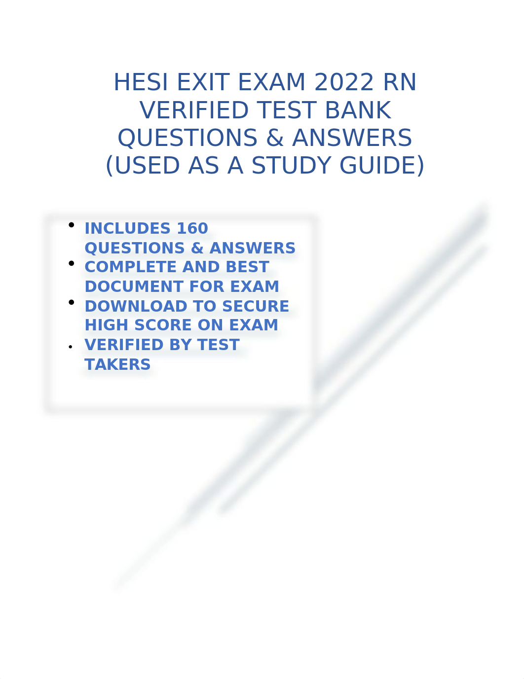 HESI STUDY GUIDE TEST BANK 700 QUESTIONS 2022 EXIT EXAM.docx_dumcxf60k25_page1