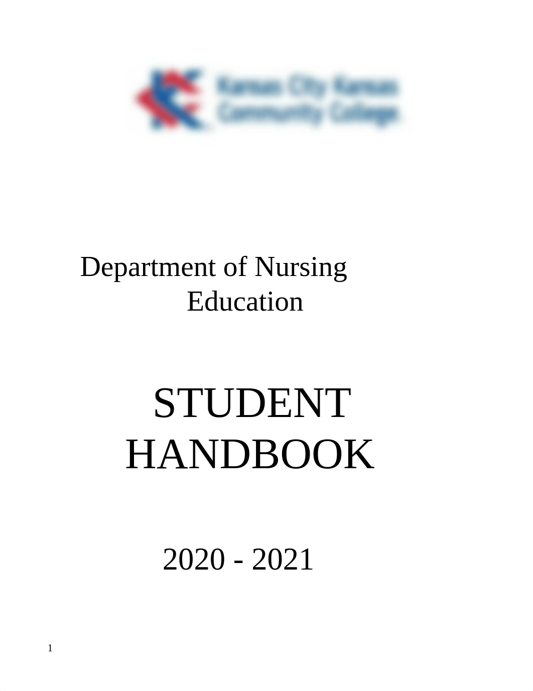 F2020 Student Handbook - Dept of Nursing Ed.docx_dumo8l81l7x_page1