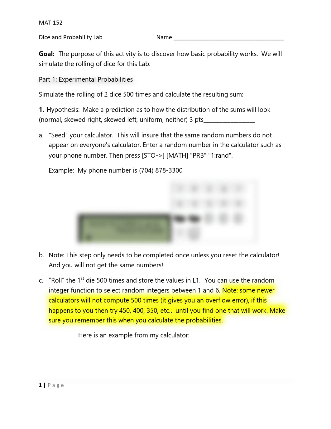 MAT-152-OS12 Allyson Michalowski DiceAndProbability Lab-2.pdf_dumw81lc8fa_page1