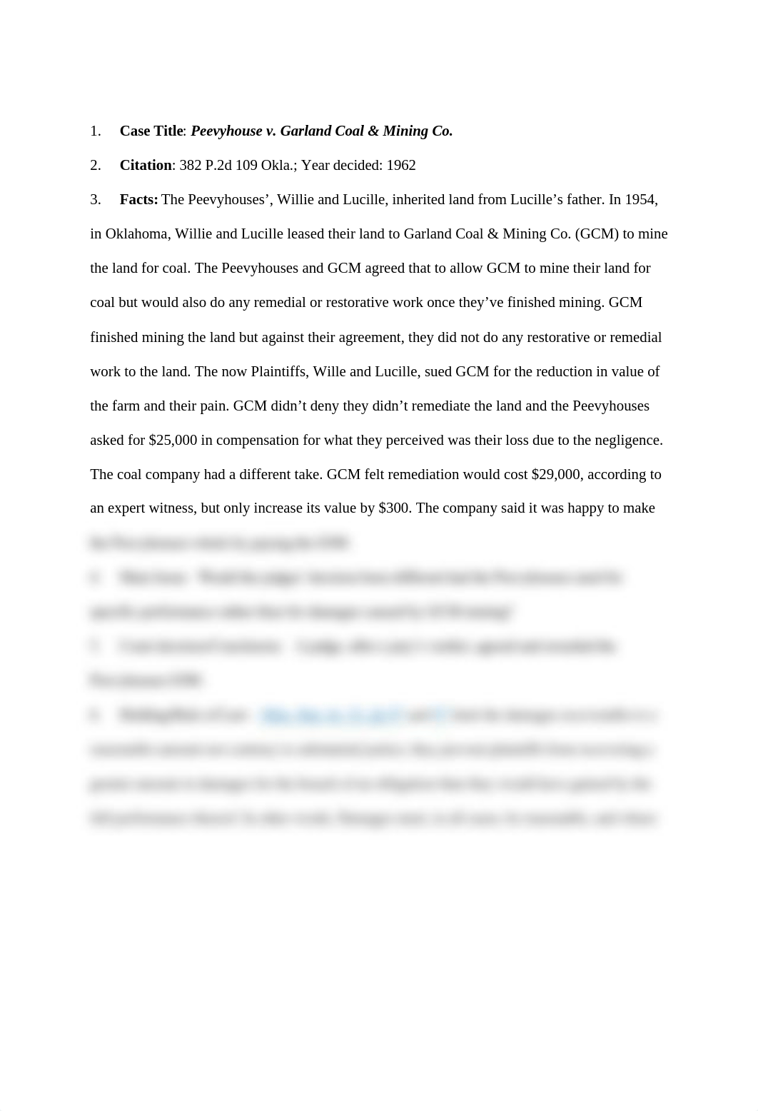 3.7-Case Brief - Peevyhouse v. GCM.docx_dumxuuuh8m6_page1