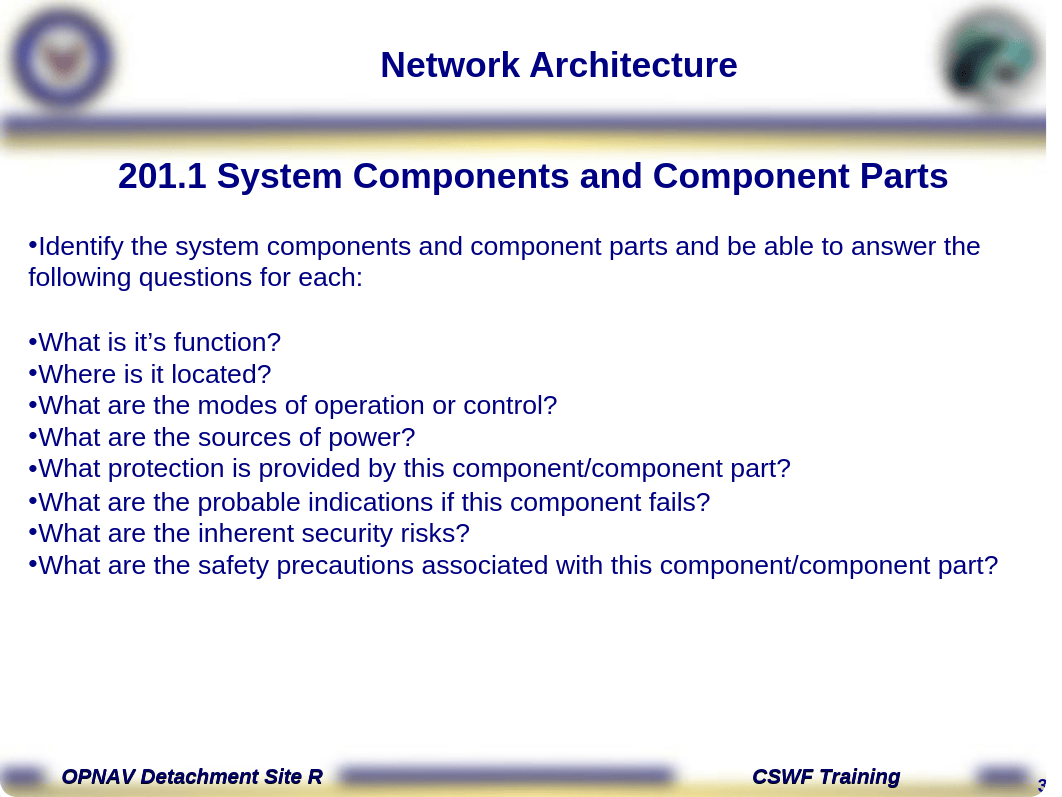 OPNAV CSWF PQS - 201 Network Architecture.ppt_dumzsnt0wj0_page3