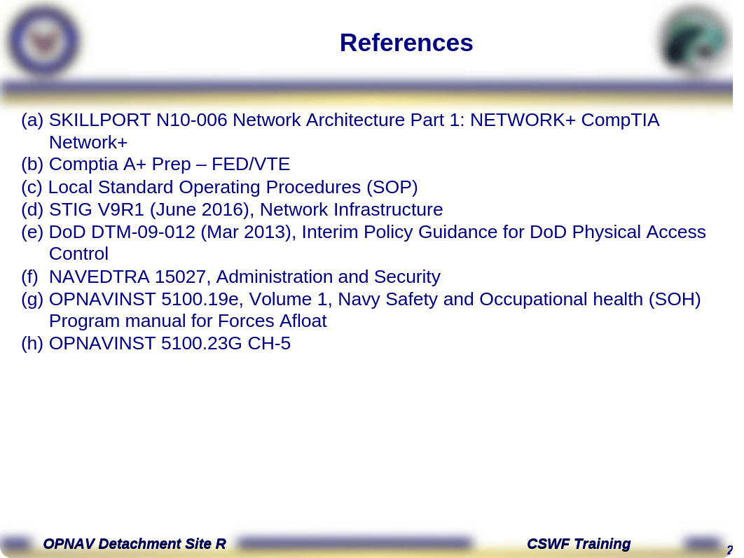 OPNAV CSWF PQS - 201 Network Architecture.ppt_dumzsnt0wj0_page2