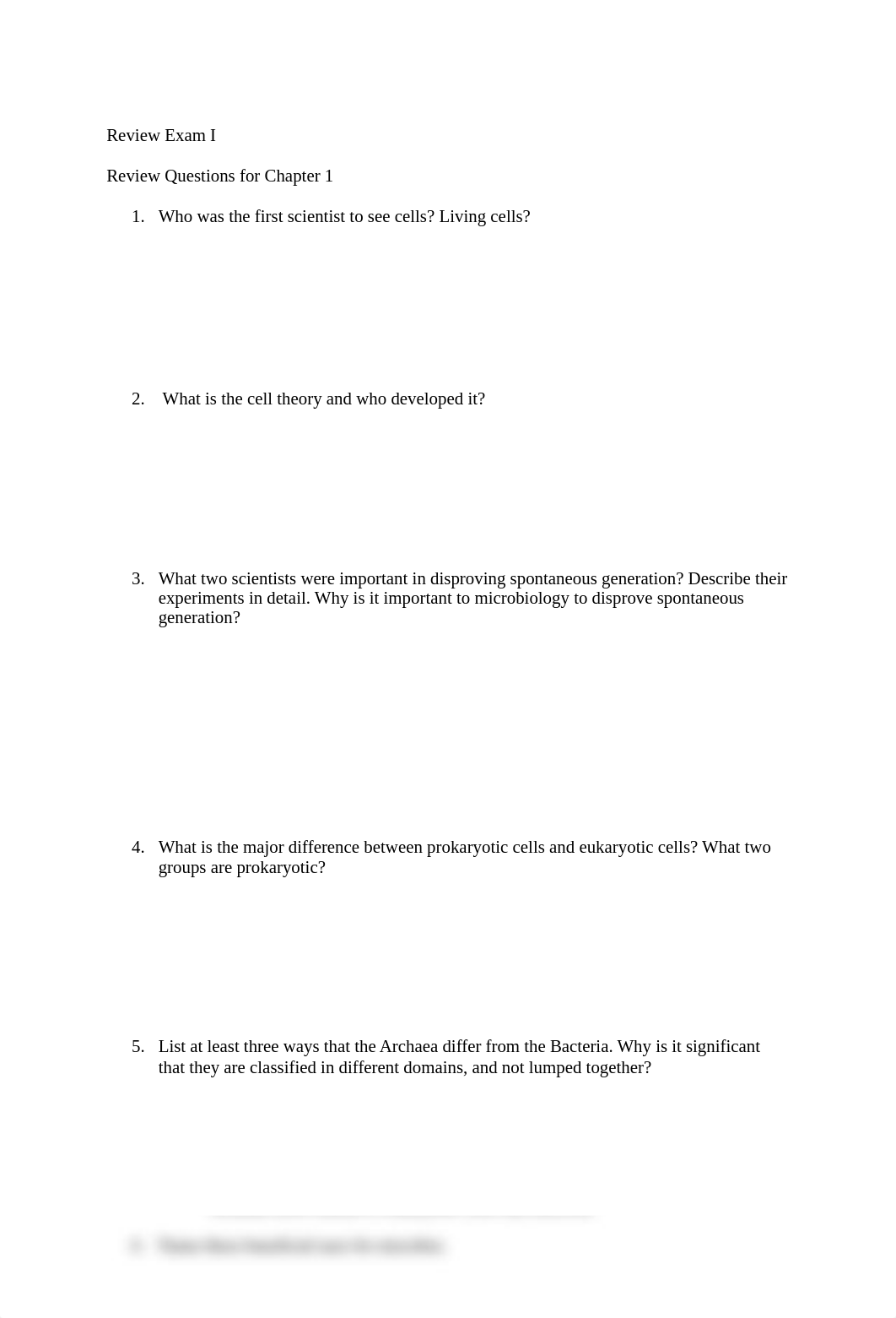 Microbiology Exam 1 Review_dun45wmqg86_page1