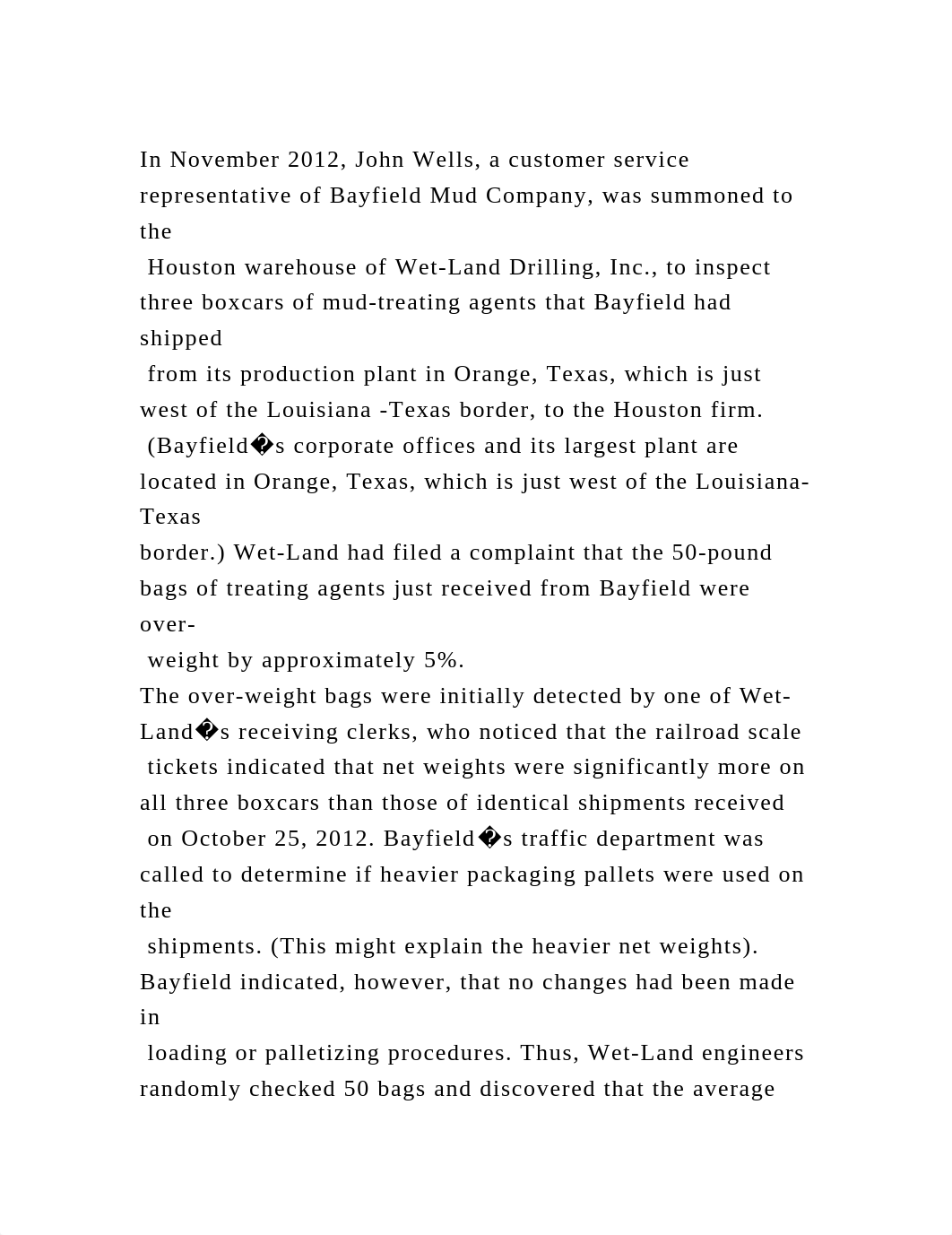 In November 2012, John Wells, a customer service representative of B.docx_duoml3fv4in_page2