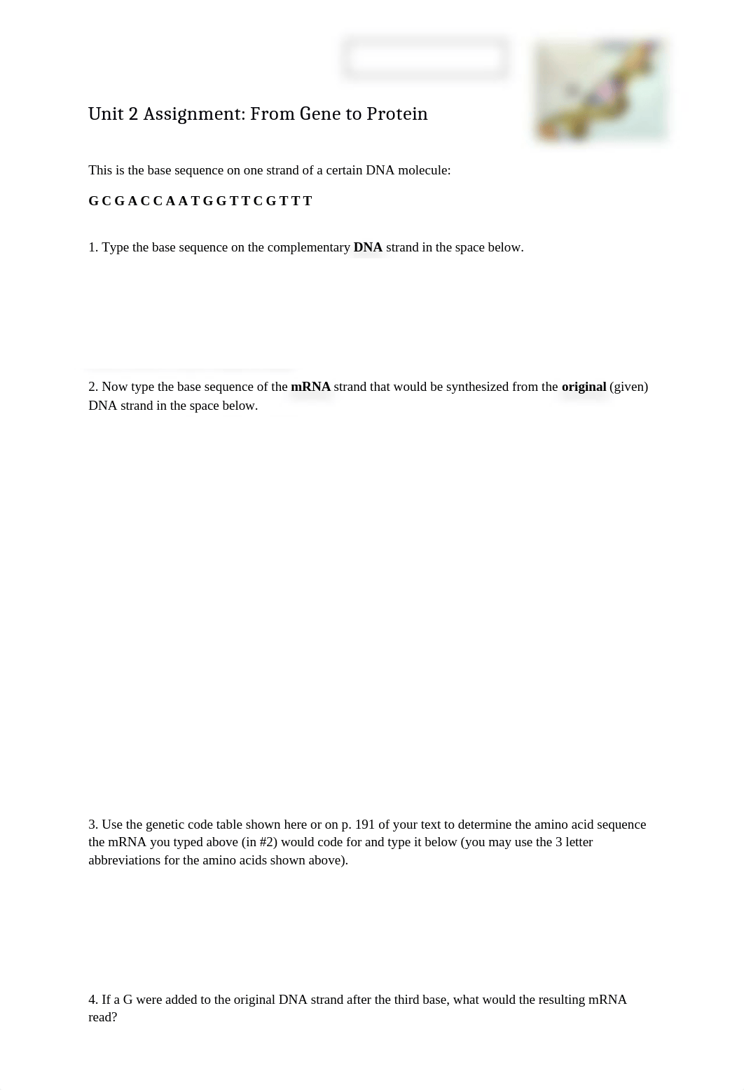 Rivera U2 Gene to Protein FA2020.docx_duommuowokv_page1