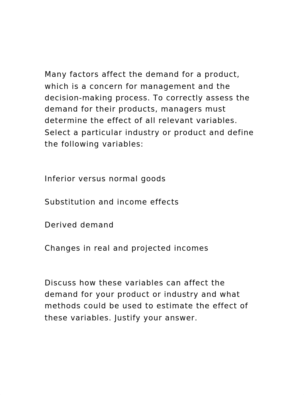 Many factors affect the demand for a product, which is a concern.docx_duonxgv1p57_page2