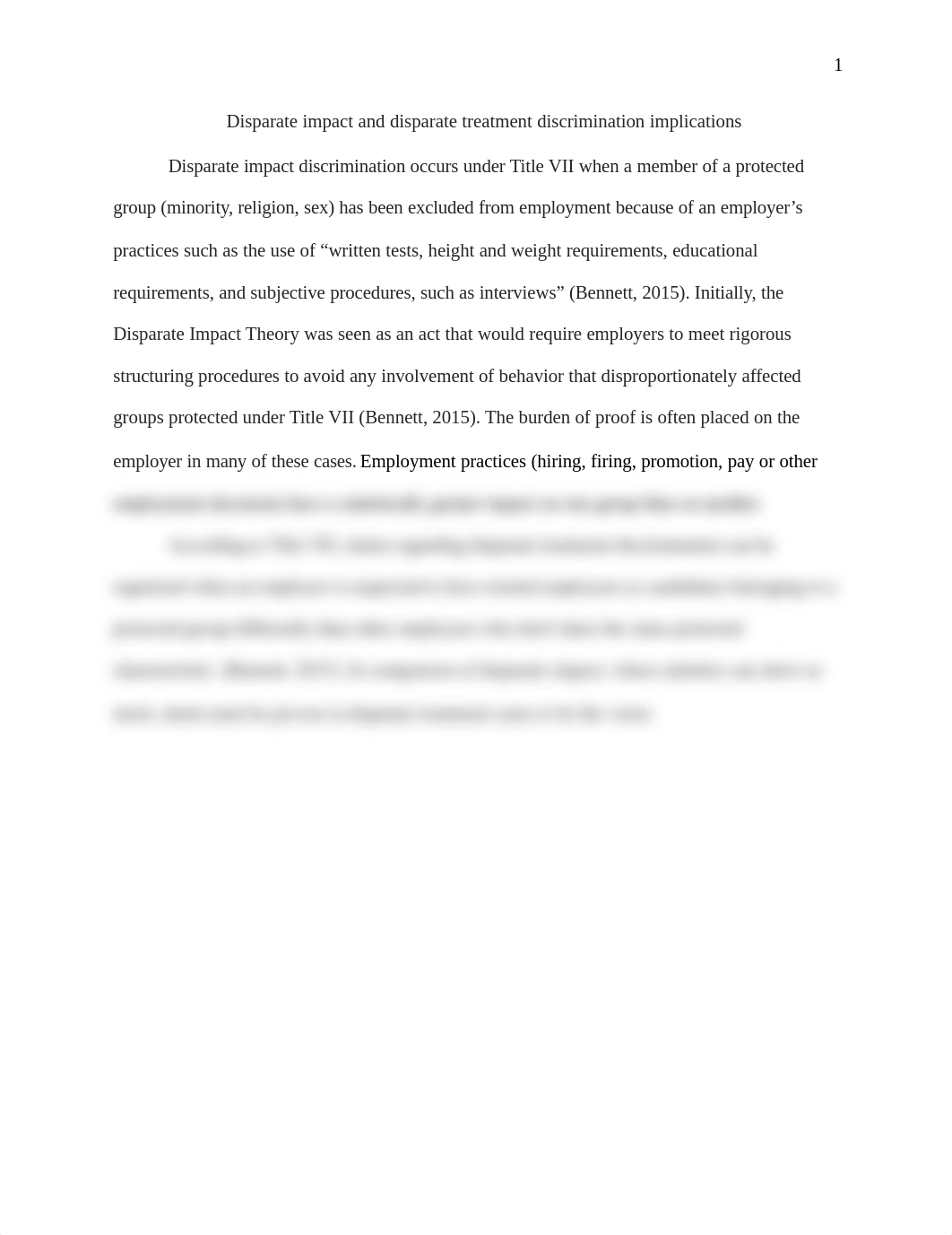 Disparate impact and disparate treatment discrimination implications_duou28zv0pu_page1