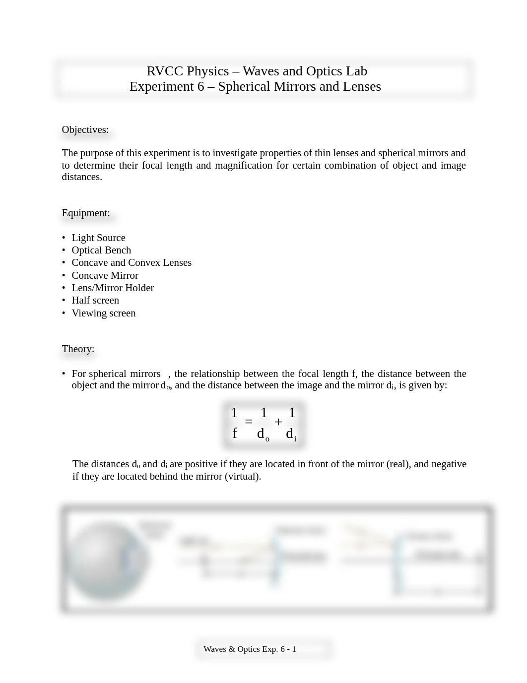 Waves and Optics Exp 06 - Spherical Mirrors and Lenses-3.pdf_duou66rzoc7_page1