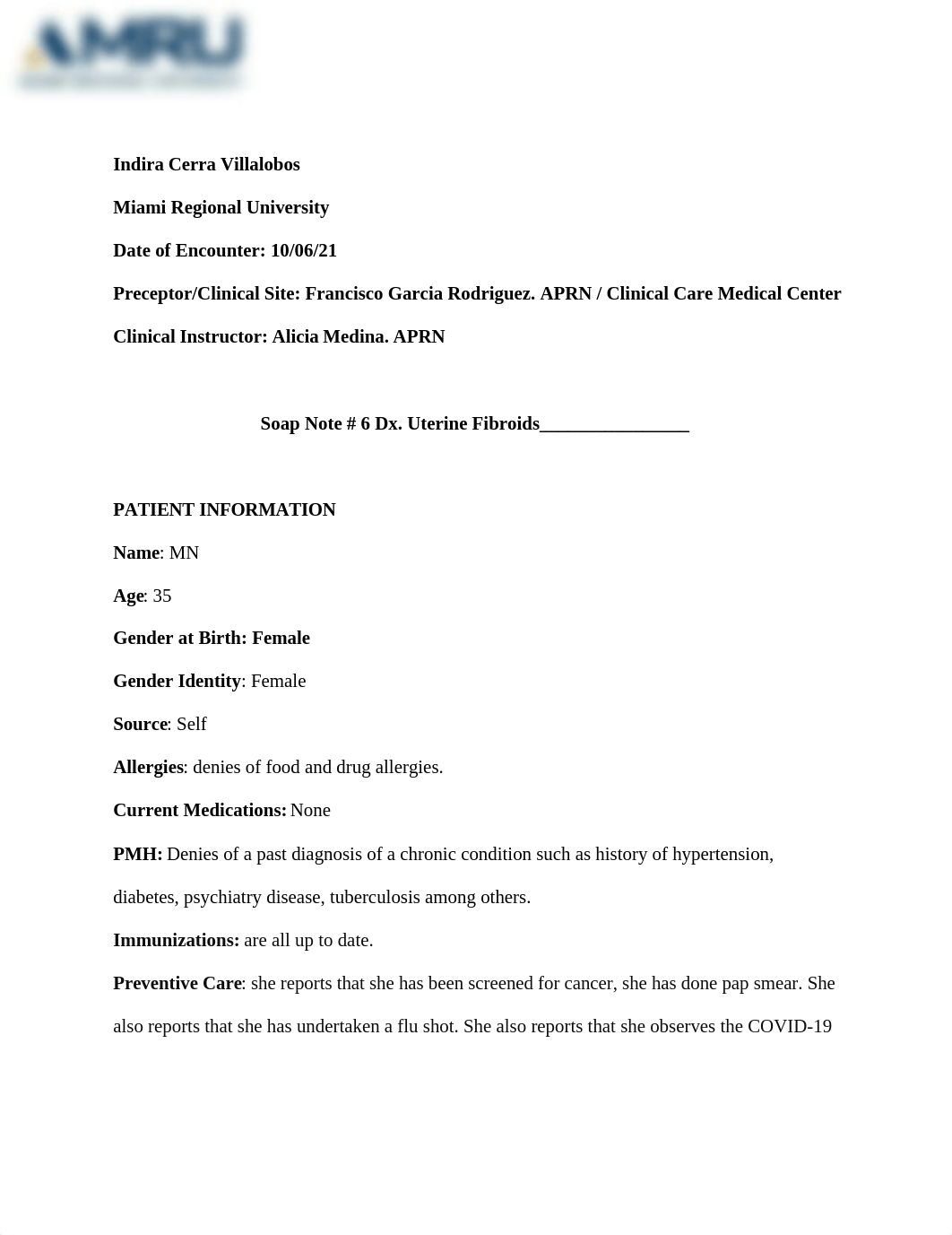 Soap Note  Uterine Fibroids - Copy.docx_duoxkf9975h_page1