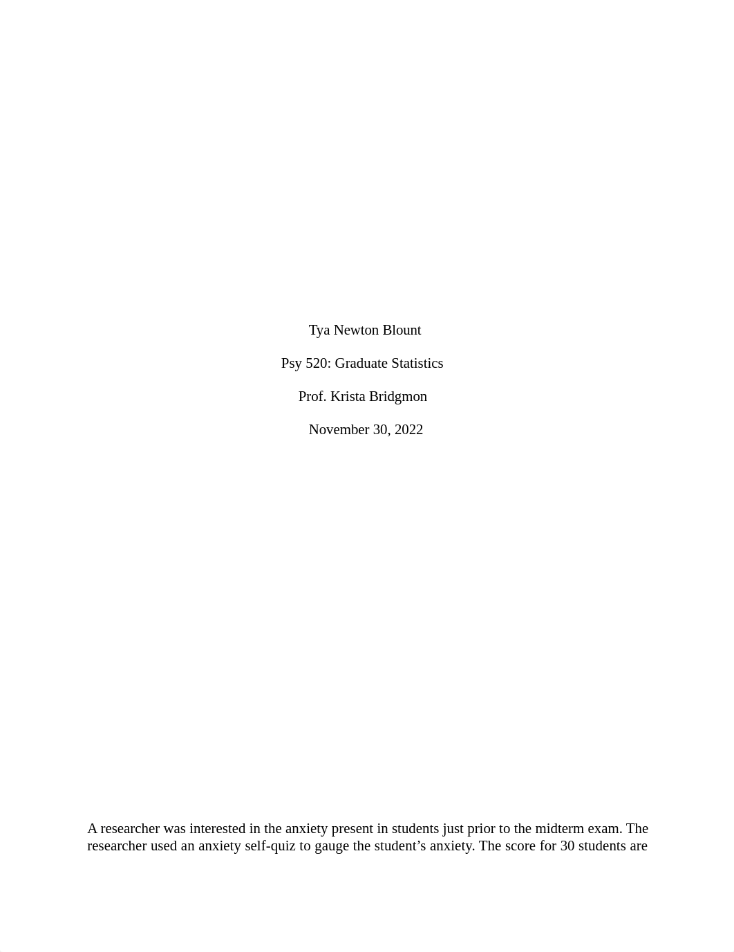 Psy 520 Tya Blount Descriptive Statistics Project.docx_dup8bag02e9_page1