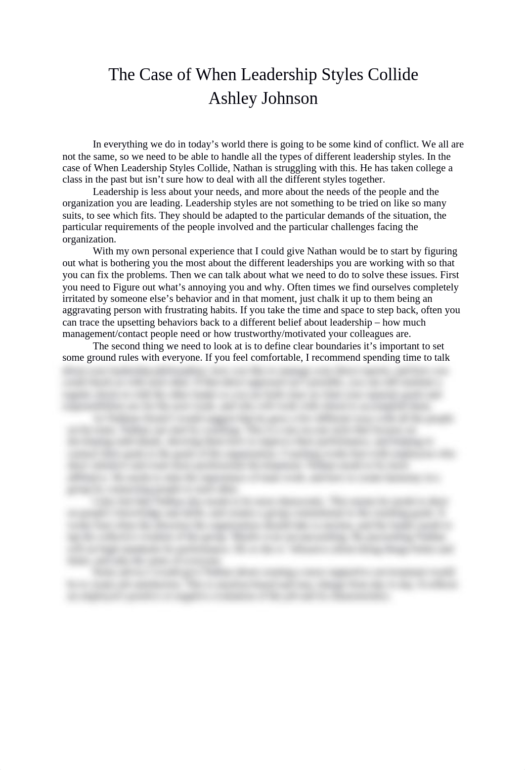 The Case of When Leadership Styles Collide - Ashley Johnson.docx_dupdmxarkzb_page1