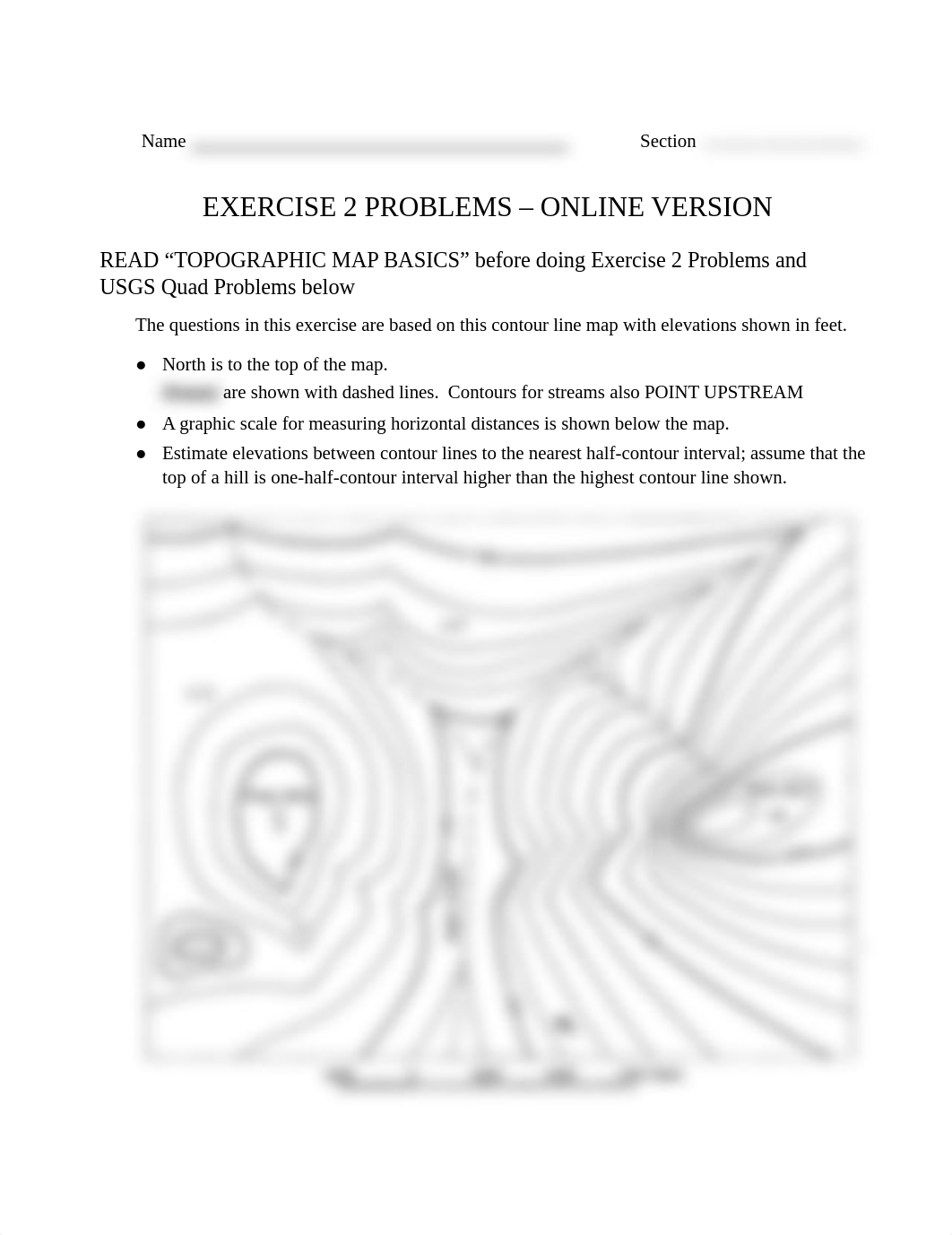 Exercise 2 - Study Guide - NEW ONLINE version - Topographic Maps and Reading Landforms (1) (1).docx_dupf10w6p5i_page1