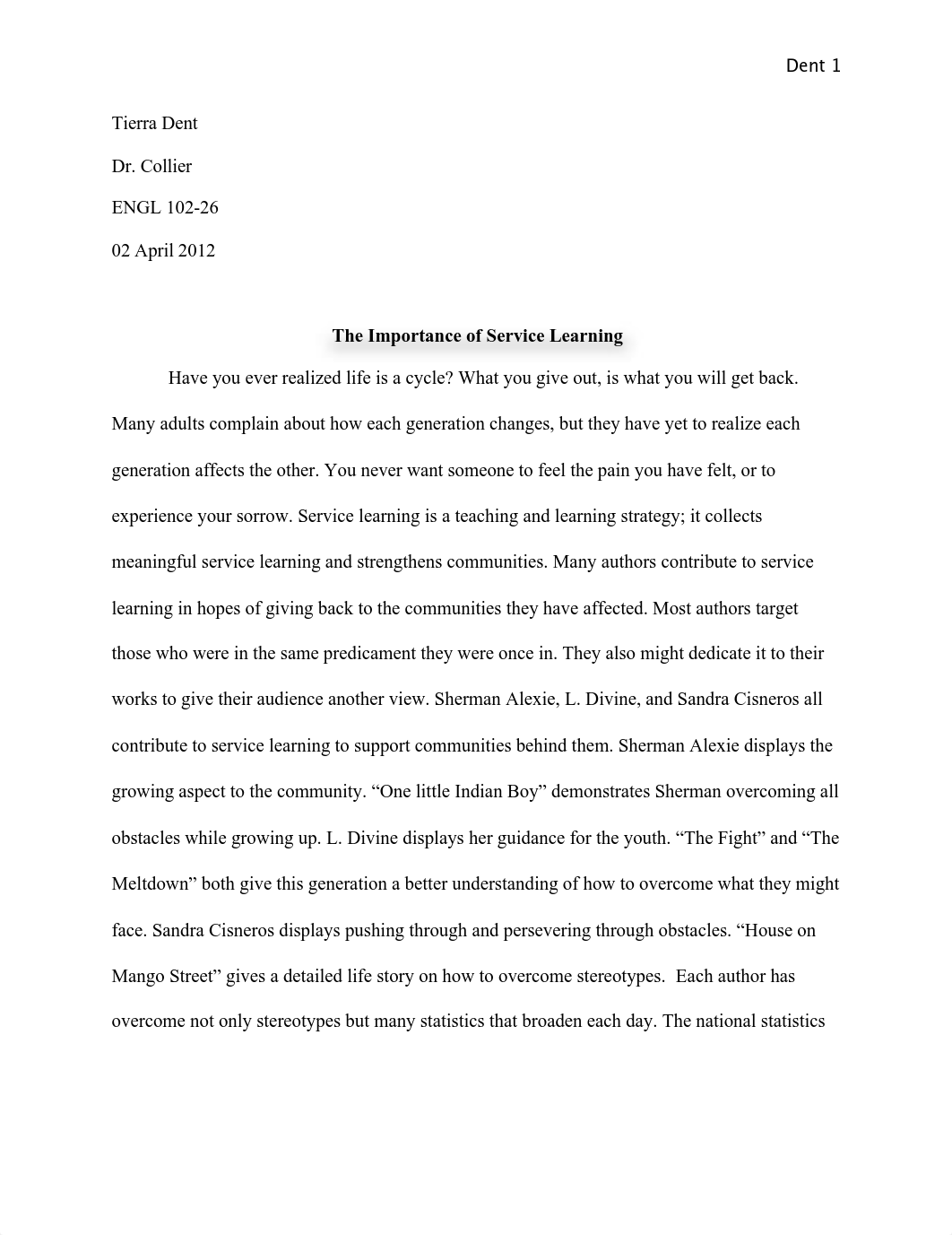 The Importance Of Community Service Essay_dupnlqfla15_page1