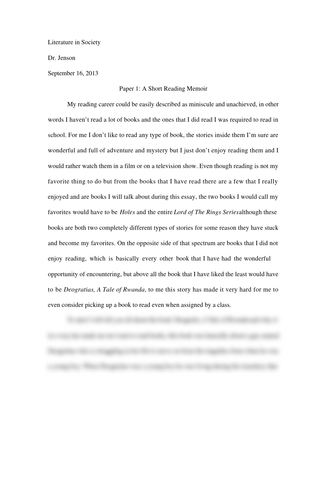 A Short Reading Memoir - Essay_dupt3lxc4zk_page1