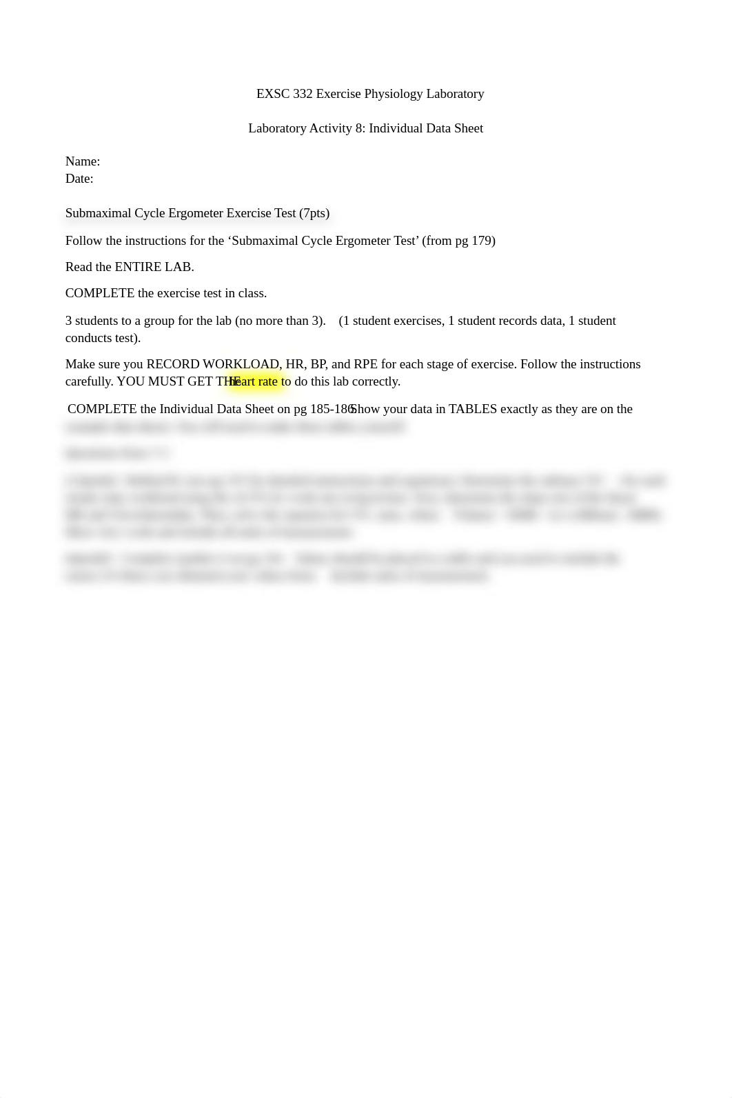 Cycle Ergometer Submax Testing- Lab 8.docx_dupvaypbj3z_page1