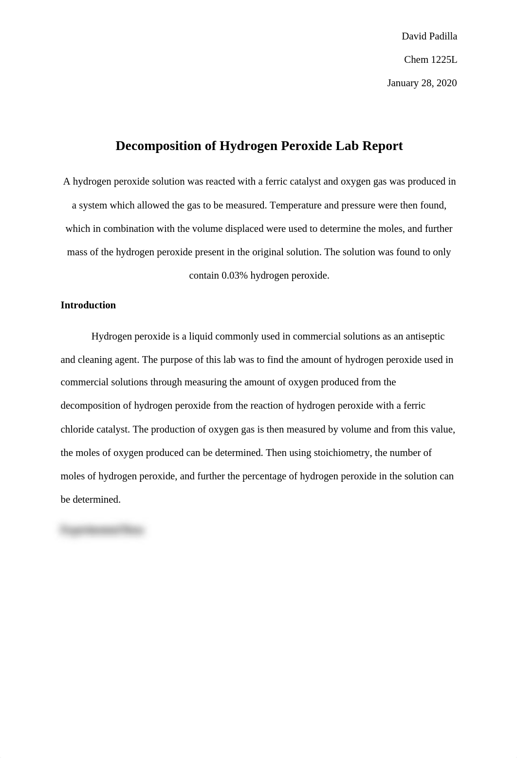 Decomposition of Hydrogen Peroxide Lab Report-converted.pdf_dupvzqw14b2_page1