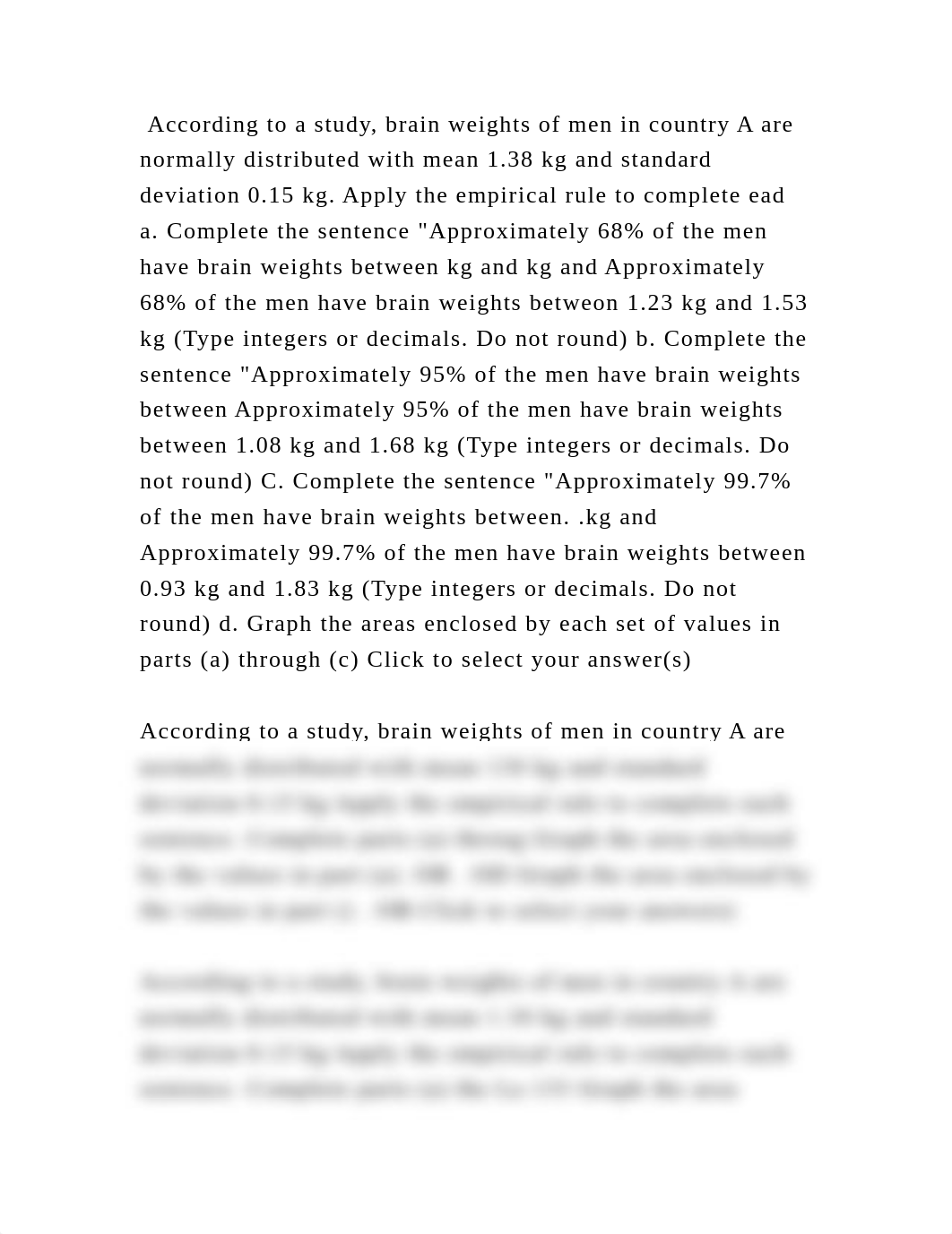 According to a study, brain weights of men in country A are normally .docx_duq7i8cvivh_page2