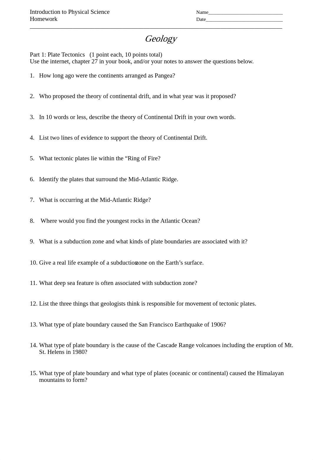 Geology Homework Question Sheet.pdf_duq86w7ny2a_page1