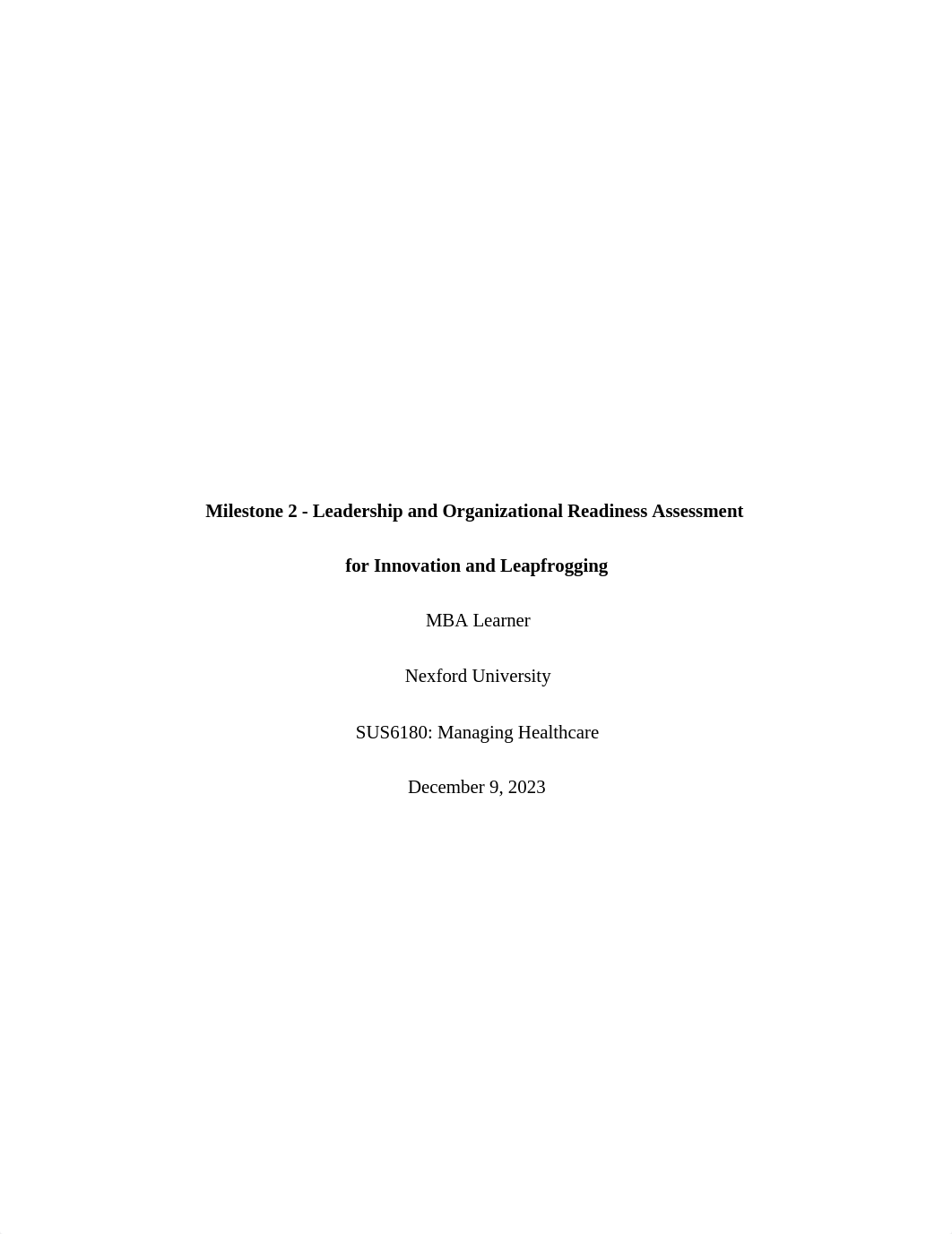 SUS6180 Milestone 2 Assignment MBA Learner.docx_duq8eh0kfe5_page1