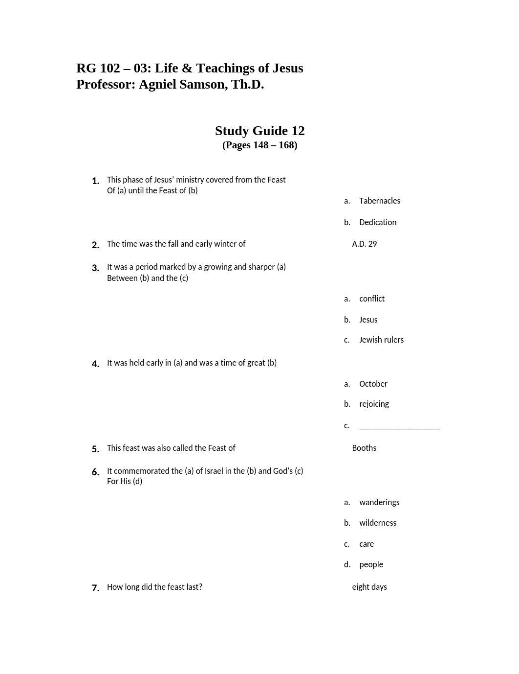 Study Guide 12 (146 - 168)_duq91qza9o8_page1