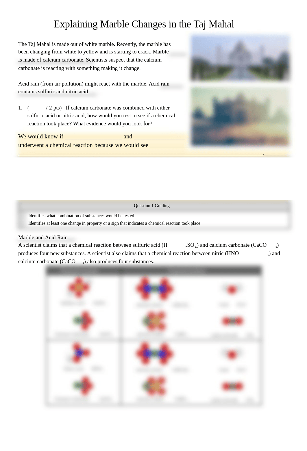 Modified Exam_ Explaining Marble Changes in the Taj Mahal.pdf_duq9m9n99di_page1