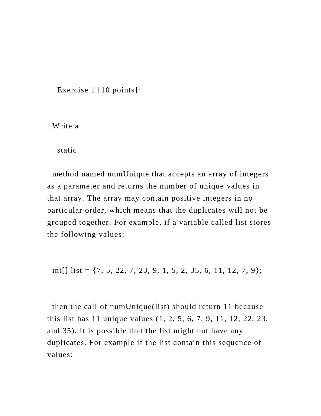 Exercise 1 [10 points]     Write a      static    .docx_duqj3evfc10_page2