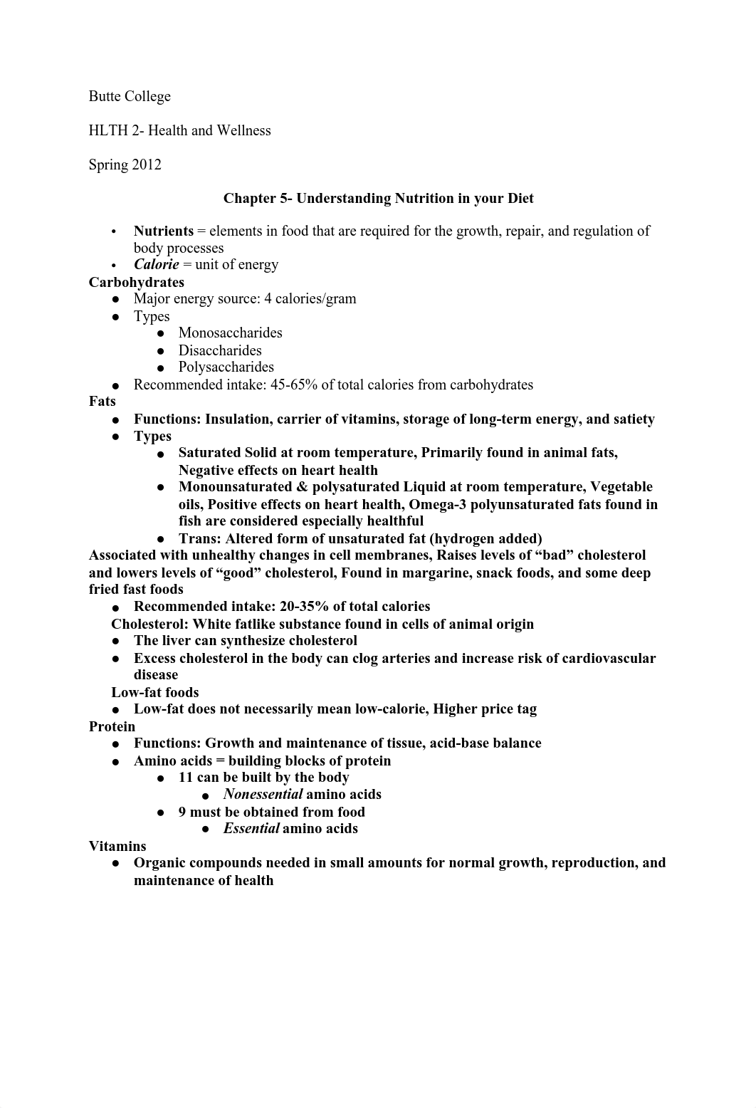 Chapter 5- Understanding Nutrition in your Diet Notes_duqoaqmld2y_page1