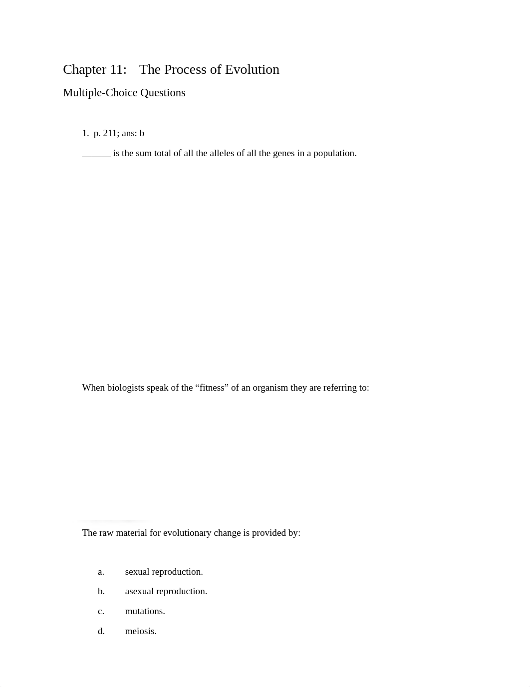 BIO 407 - Chapter 11- Practice quiz - key (1)_duqralo8rmn_page1